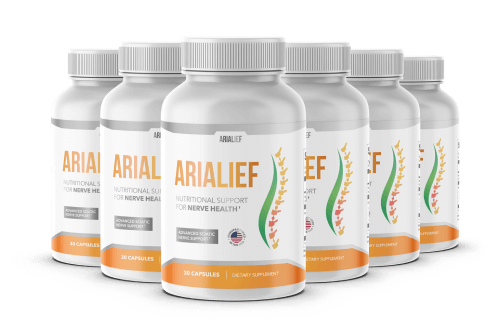 Arialief nerve health supplement bottle